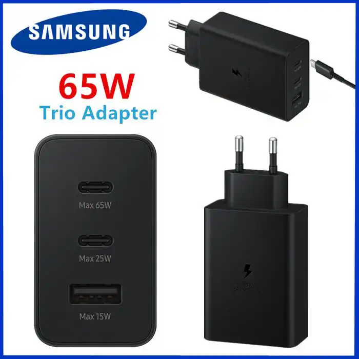 AABKP58489_img2 Samsung Chargeur Ultra Rapide Trio 65W – Image 1