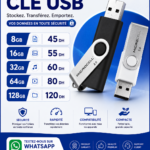 Clé USB MICROCELL 2.0 – Stockage Rapide et Fiable (8GB à 128GB)