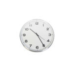 Horloge Murale 40X4.7Cm - Blanc / Argenté