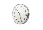 Horloge Murale 40X4.7Cm - Blanc / Argenté – Image 3