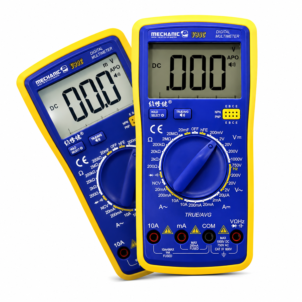 967ea44c-0abb-44ea-9821-a8f44ae3e5e2 Multimètre Numérique Professionnel MECHANIC V90C – Image 1