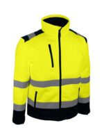 VESTE SOFTSHELL DE SIGNALISATION.TRIPLE COUCHE, MEMBRANE PU – Image 2