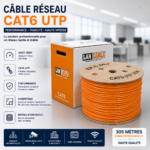 Câble Réseau CAT6 UTP – Bobine 305 m