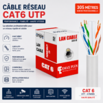 Câble Réseau CAT6 UTP – Bobine 305 m