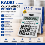 Calculatrice de Bureau KADIO KD-1048B – 12 Chiffres