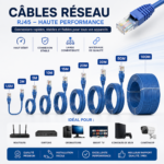 Câble Réseau Ethernet RJ45 CAT6